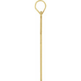 14K Yellow 28 x 18 mm Cross Pendant